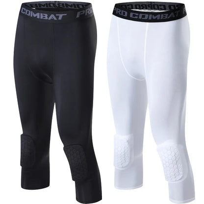 Pro basketball compression shorts 3/4